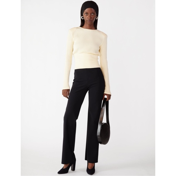 NWT Orseund Iris “Le Circle” Black Embossed Crocodile Vegan Leather Shoulder Bag - Picture 14 of 16